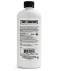 Back view of Metal Polish With Long Lasting Sealant Cleaner Polisher Protectant All In One bottle, product label visible.