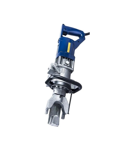 Portable Steel Bar Bending Machine With Electric Hydraulic System For Fast Rebar Cutting, featuring strong copper motor and robust steel body.
