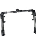 Foldable Wagon Push Handle And Pull Bar For Camping And Beach Trips Portable Cart Attachment And Grocery Trolley Replacement Handle, black metal, 500x370 mm