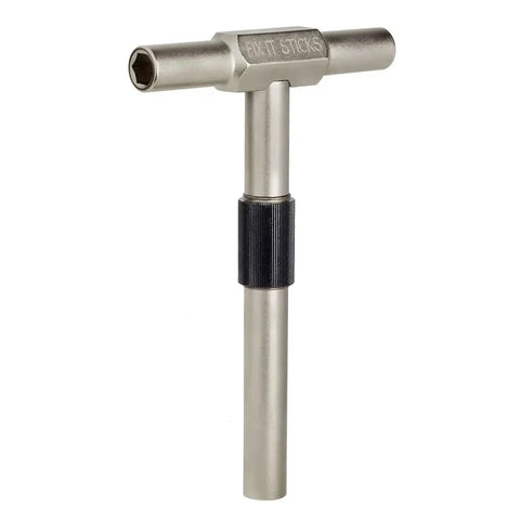 All In One Maintenance Toolkit Grab And Go With Torque Driver And Locking T Way Ratcheting Hex Wrench, metal hex wrench close-up