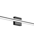 32 Inch Black LED Vanity Light Bar For Bathroom Mirror, 20W Dimmable Over Mirror Fixture, Matte Black Modern Wall Sconce