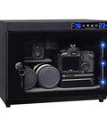 Top Rated Digital Camera Gear Dry Box Cabinet With Lcd Screen, 21L capacity, securely storing cameras and lenses.