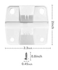 Dimensions of Adjustable Concealed Kitchen Cabinet Hinges 4 Piece Set With Damping And Strong Springs Includes Mounting Screws