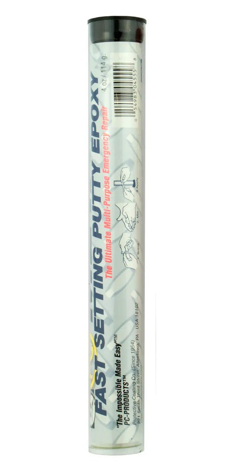 Metal Epoxy Putty Stick 4 Oz Gray Fast Cure For Appliance Auto And Plumbing Repairs, Built To Rebuild Metal Castings, Fill Holes