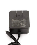 USB C Power Adapter For Pi 4 B With 5.1V 3A Output, 15.3W Fast Supply, black power brick with attached cable on white background