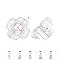 50 Piece Zinc Steel T Nuts Set With Four Jaw Tee Prong Serrated Thread Inserts For Wood And Metal Sheets M3 Size diagram