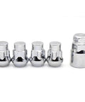 Solid Lug Wheel Studs Kit Fits Ford B-Max C-Max And Fiesta Plus Locking Nuts With Tapered Shank For 2012 To 2023 Models That Keep Your Rims Tight And Secure, chrome wheel nuts