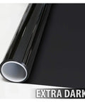 Roll of NA05 Window Film For Daytime Privacy And Sun Control Extra Dark Natural Black 5 Very Dark 24 Inch By 14 Feet on white background