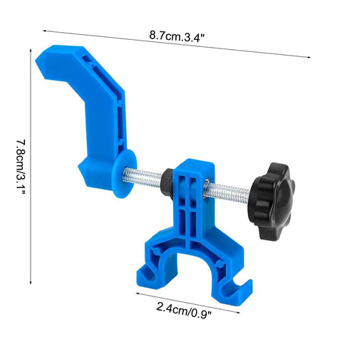 Bike Wheel Truing Stand And Rim Adjustment Tool Kit With Spoke Key And Rubber Strap For Mountain Bikes, blue stand