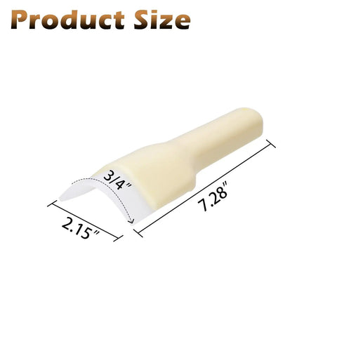 3/4 Inch Outside Bull Nose Corner Trowel For Drywall And Plaster Finishing Cream Plastic Handle Flexible Steel Blade size details