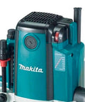 Close-up of the RP2301FC Three And A Quarter HP Plunge Router With Variable Speed And Soft Start For Smooth Routing controls