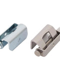 Carbon Steel Distribution Box Hinges With Soft Close Damping System For Concealed Base Cabinets And Racks, Stainless Finish