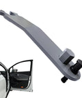 Universal Alloy Door Hinge Align Tool Pro Grade For Auto Body Repair And DIY Fixes shown next to a car door.