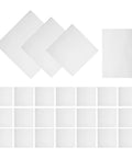 100 Pack EPE Foam Packing Bags With Cushioning Design For Protecting Fragile Items Moisture Resistant Storage Bags For Warehouses And Moving Supplies Must Have, white EPE foam bags shown flat