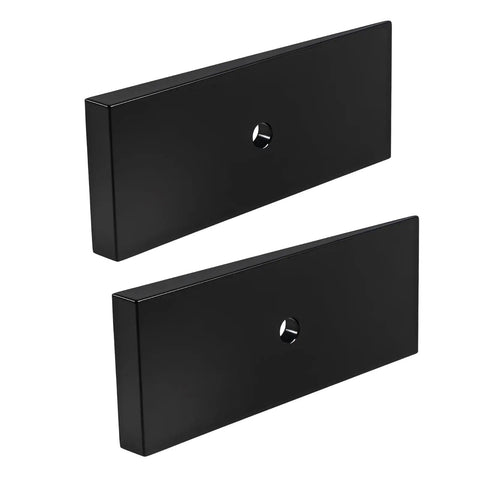 2 Pack 2 Inch 4 Degree Steel Leaf Spring Shims For Angle Correction Universal Suspension Axle Shims Black 1045 Steel Heavy Duty