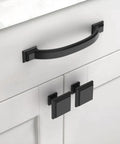 10 Pack 4 Inch Matte Black Cabinet Handles For Kitchen Cabinets 102mm Cabinet Pulls Drawer Pulls Cupboard Hardware Durable Modern Satin Finish