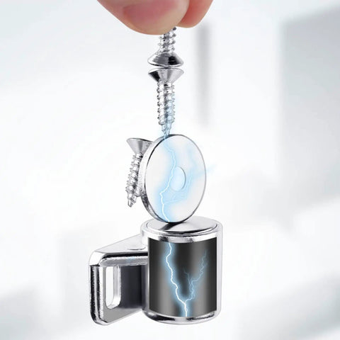Heavy Duty Zinc Alloy Cabinet Door Magnets With Strong Magnetic Catch for quiet cupboard and wardrobe use, easy install