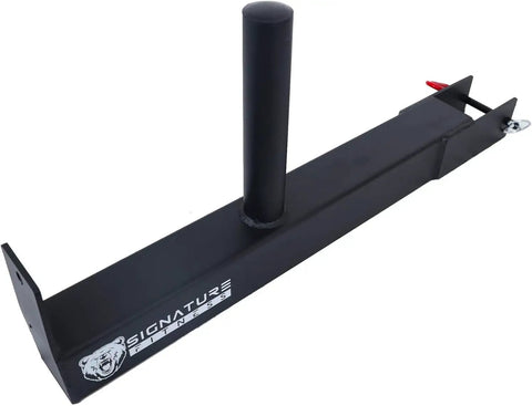 Squat Lever Arm Plate Loaded Gym Equipment Go To Belt Squats Curls Rows And Guided Deadlifts for 3x3 racks, black steel