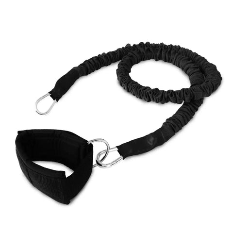 Heavy Duty Padded Resistance Band Ankle And Wrist Cuffs, Adjustable With Secure Velcro.