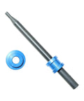 Premium Oil Pump Primer Tool For Gm Chevy Small And Big Block V6 V8 Drill Engaged Engine Break In Adapter, black metal with blue accents.
