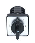 Universal Cam Rotary Selector Switch LW8D 10A 660V Manual Changeover Power Switch Ideal For Generators And Industrial Equipment Premium Silver Alloy Contacts For Reliable Heavy Duty Control, front view