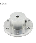 Heavy Duty Flange Coupling With Precision Keyway Shaft Joint For Power Transmission, 6mm bore metal flange connector.