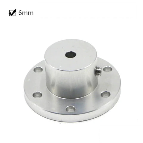 Heavy Duty Flange Coupling With Precision Keyway Shaft Joint For Power Transmission, 6mm bore metal flange connector.