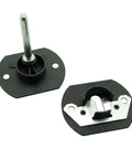 Universal Sectional Couch Connectors 6 Piece Set heavy duty interlocking clips with metal and plastic for sofa support.