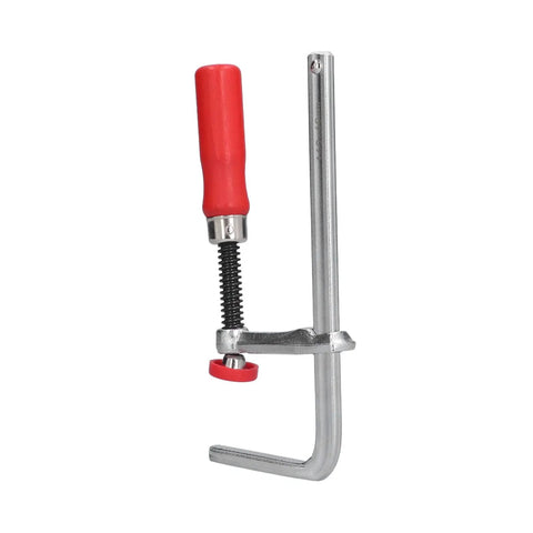 Adjustable Aluminum F Clamp For Woodworking With Poplar Handle Built Tough Heavy Duty Non Slip Grip Large Clamping Power Versatile Tool