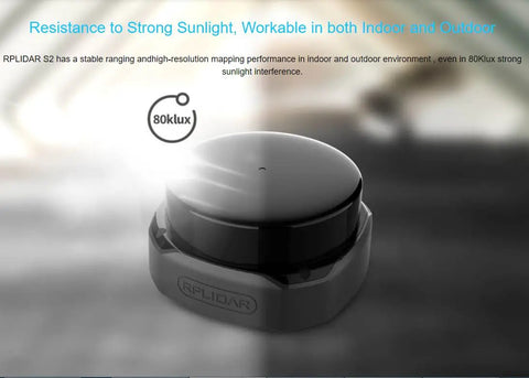 Beefy dToF LiDAR Sensor With 30 Meter Range, 32,000 Samples Per Second, IP65 Dust And Water Resistant on surface, black casing