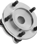 Beefed Up Front Wheel Hub Bearing Assembly for 4WD Toyota Tundra 2007-2021 and Sequoia 2008-2022, driver or passenger side view