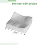 Stack of 100 Pack Foam Bags 11.8 By 11.8 In White Cushioned Pouches With Protective Film For Moving And Shipping Anti Scratch Shockproof Padding