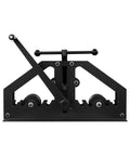 Heavy-Duty Tube Roller Bender Braking Machine With Handle for precise metal pipe bending, made of durable #45 steel.