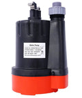 Badass Submersible Sump Pump Delivering Rock Solid 2500 GPH Flow For Basement Flood Clearing And Backyard Pool Drains Constructed From Rugged Thermoplastic Material With 10 Ft Cord, showcasing compact design and power specifications.