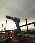 18V Brushless Dual Mode Impact Driver and Wrench with 1800 in lbs torque on construction site