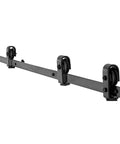 Heavy Duty Bi Folding Sliding Barn Door Hardware Track Kit Fits Four 15 Inch Closet Pantry Or Laundry Doors With Smooth Quiet Operation Easy To Install And Supports Up To 330 Lbs For Commercial And Home Use, black track with rollers