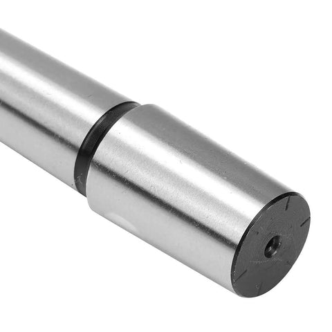 Close-up of Tough As Nails MT2 To JT3 Arbor Adapter Self Tightening Drill Chuck. Heavy duty manganese steel construction.