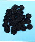 Heavy Duty 1000 Pack Finger Sleeve Protectors Soft Latex Tip Guards scattered on blue background for mechanics and workers.