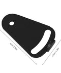 Heavy Duty Barn Door Handle With Comfortable Grip For Sliding Barn Doors Double Sided Thickened Base And Precision Mounting