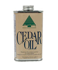 8 Oz Cedar Oil Can For Wood Care And Scent Boost, Premium Wood Finish Protector, Natural Cedar Aroma, Label View