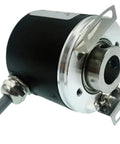 Motion Sensor Replacement Rotary Encoder 1000 PPR Incremental, 40mm Through Hole, Plug And Play For CNC Machines, Robotics And DIY Projects, Easy Mount, black metal housing with cable