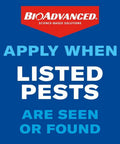 BioAdvanced apply when listed pests are seen, related to Season Long Grub Control Granules That Kill Grubs Mole Crickets Cinch Bugs