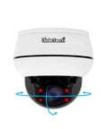 Outdoor PTZ POE Cam 5MP Dome With 5X Optical Zoom, IR Night Vision, Human And Motion Detection, IP66 Waterproof Surveillance Cam