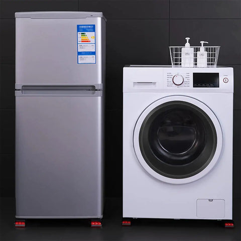 Two Pack Heavy Duty Extensible Appliance Roller Set For Moving Heavy Appliances With Ease Washing Machines Refrigerators Dryers And Dishwashers Up To 1100 Pounds Adjustable Length 20.3 To 32.3 Inches 2 Inch Wide 1.57 Inch High under washing machine and refrigerator