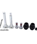Brake Caliper Slider Pin Guide Kit Fits Mk2 2002 To 2006 Bcf1393c Replacement Set For Smooth Stops And Safe Rides With Long Service Life Easy Install And Durable Performance, metal pins and rubber boots, 1.9cm x 2.4cm