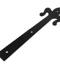 Black metal decorative hinge part of Heavy Duty 8 Inch Weld On Garage Door Hinges For Shed Cabinets And Outdoor Gates
