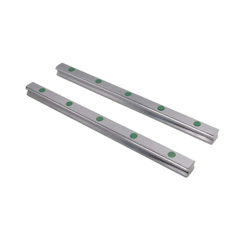 High Precision Linear Guide Rail Kit Featuring Two 850mm HGR25 Rails And Four HGH25CA Bearing Slider Blocks For Smooth 3D Printer CNC Machine Tools Without Any Stick Slip Effect, two steel rails