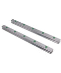 Heavy Duty High Precision Linear Guide Rail Kit With 4pcs HGW25CC Bearing Slider Blocks Plus Two 1000mm HGR25 Steel Rails, two steel rails