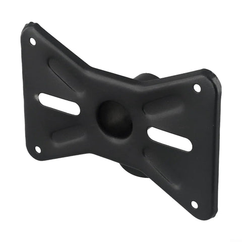 Rotatable 35mm Metal Mount Speaker Stand Adapter Top Cap with 30kg Load Bracket, 175x110mm, black audio equipment mount
