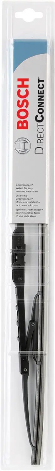 Top Shelf Vented Metal Frame Conventional Wiper Blade 16 Inch with natural rubber edge in packaging.